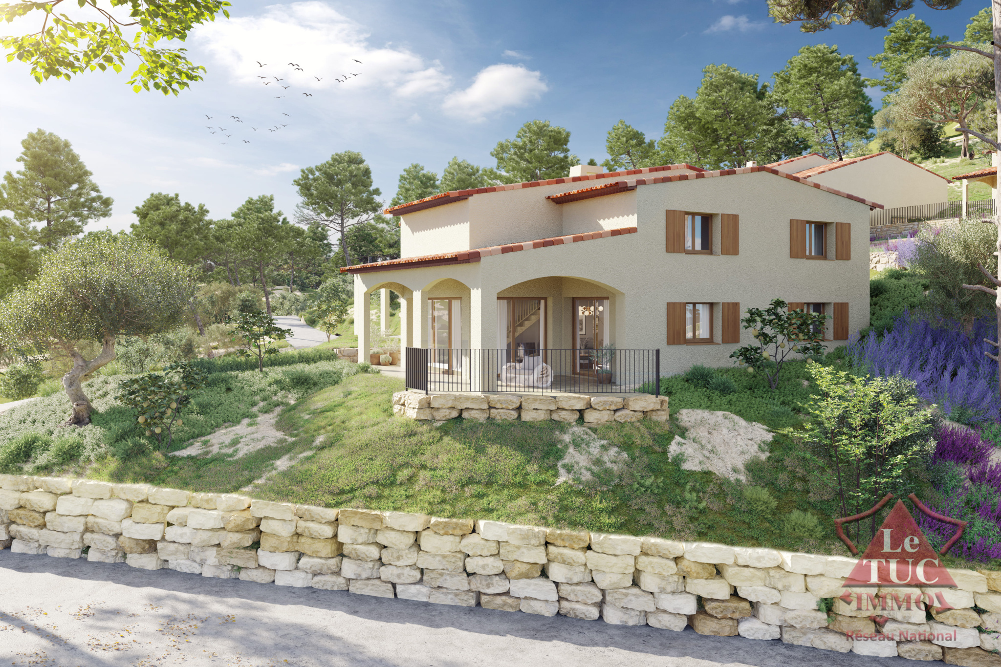 A VENDRE EN PAYS DE VERDON BELLE VILLA AVEC ACCÈS PRIVÉ AU L
